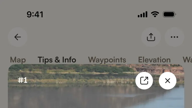 Dialog — Komoot, Travel UI