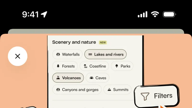 Feature Info — Komoot, Travel UI