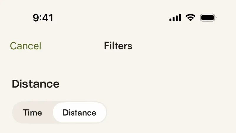 Filter & Sort — Komoot, Travel UI