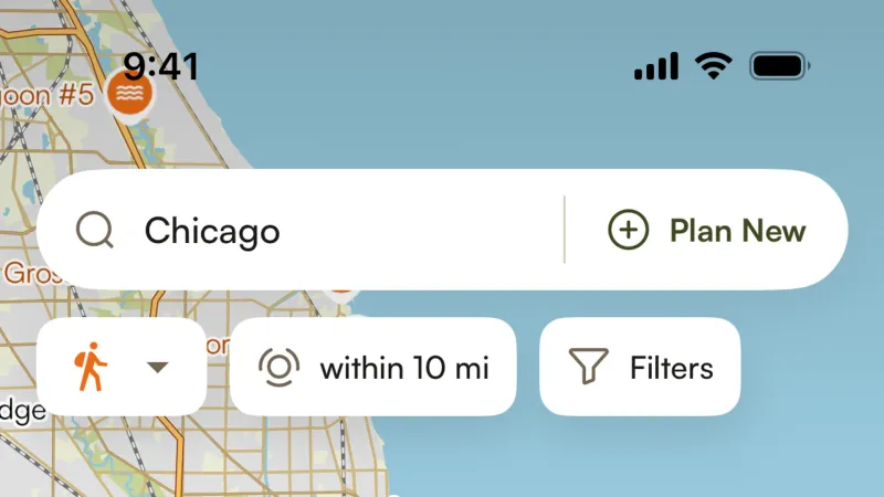 Map Pin — Komoot, Travel UI