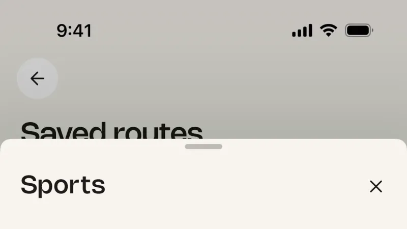 Checkbox — Komoot, Travel UI