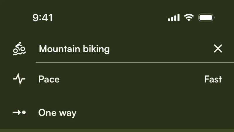 Location & Address — Komoot, Travel UI