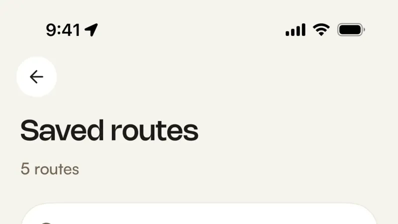 Bookmarks & Collections — Komoot, Travel UI