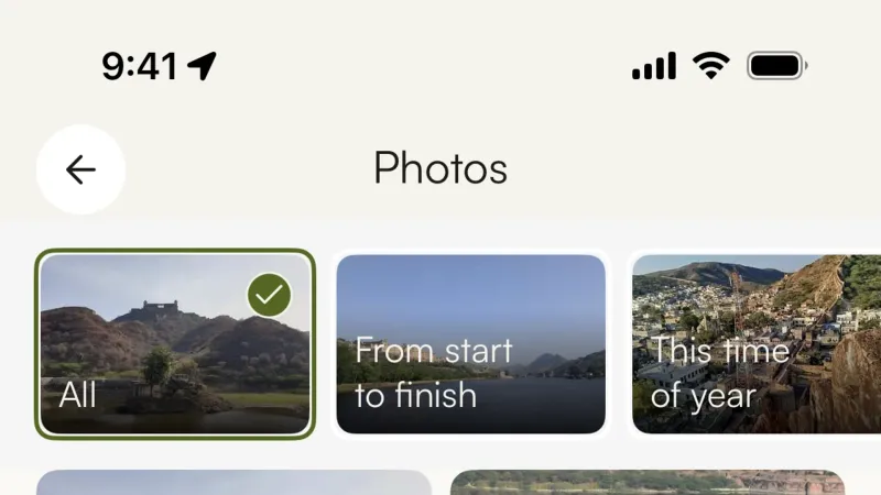 Gallery — Komoot, Travel UI