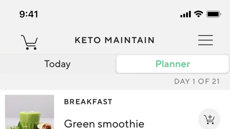 Segmented Control — Lifesum, Health UI