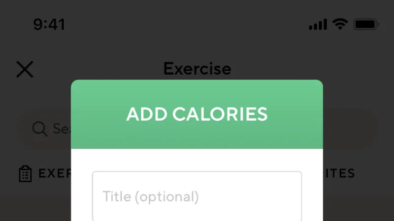 Dialog — Lifesum, Health UI