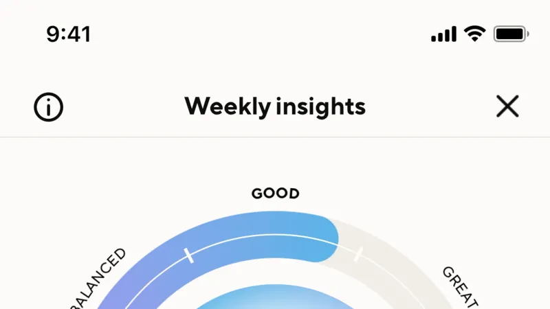 Full-Screen Overlay — Lifesum, Health UI