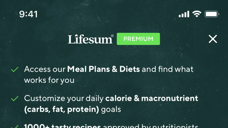 Tile — Lifesum, Health UI