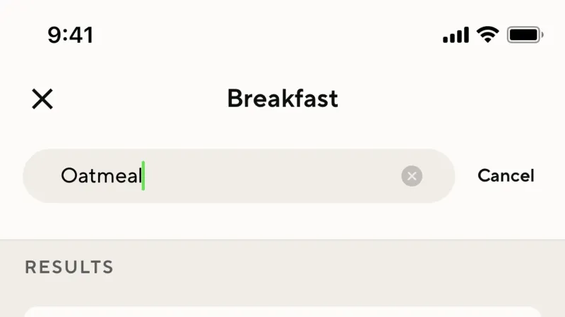Search Bar — Lifesum, Health UI