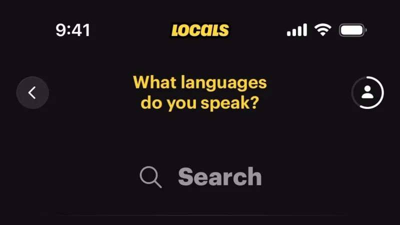 Select — Locals, Social UI