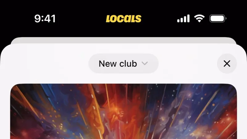 Add & Create — Locals, Social UI