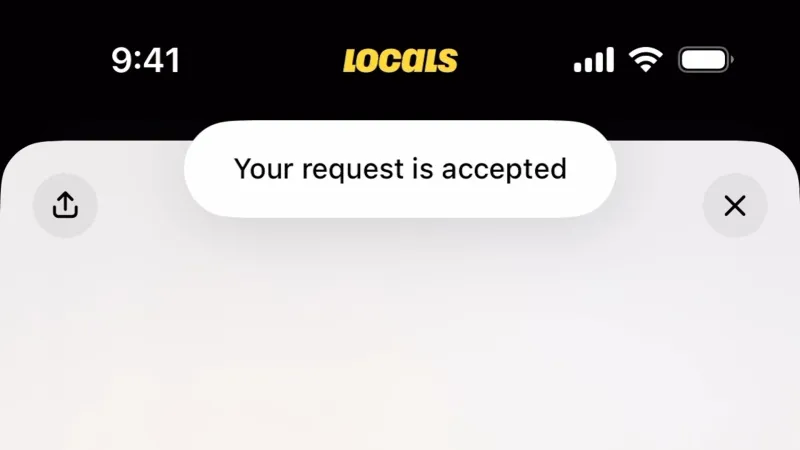 Confetti — Locals, Social UI