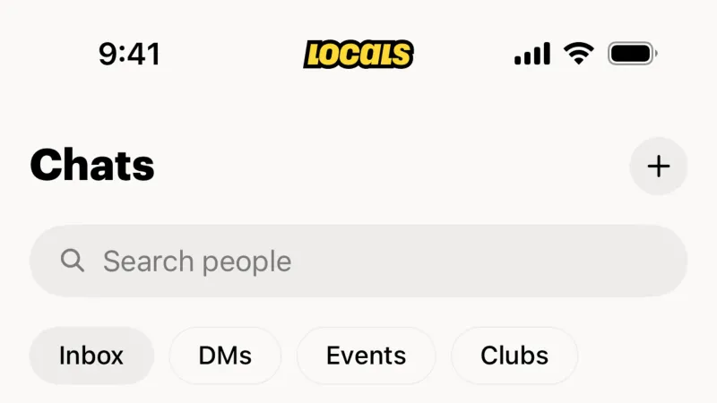 Emails & Messages — Locals, Social UI