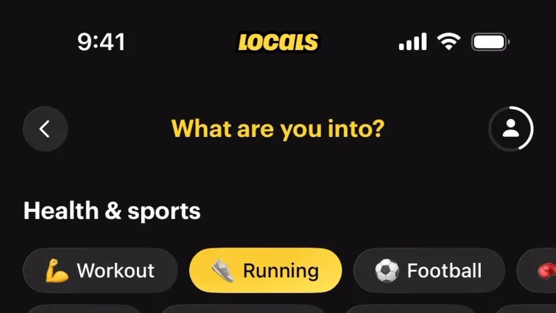 Select — Locals, Social UI