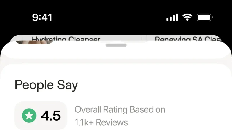 Reviews & Ratings — Lovi, Design UI