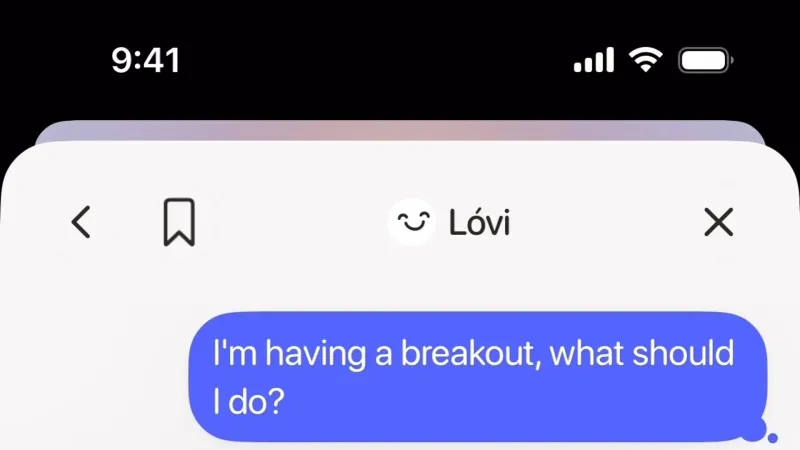 Chat Bot — Lovi, Design UI