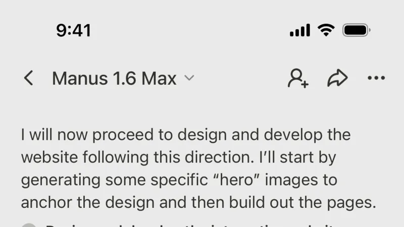Gallery — Manus, AI & ML UI