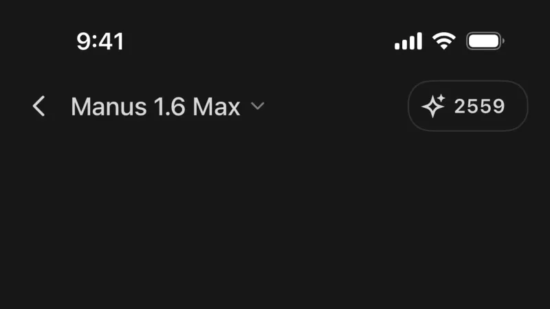 Dark Mode — Manus, AI & ML UI