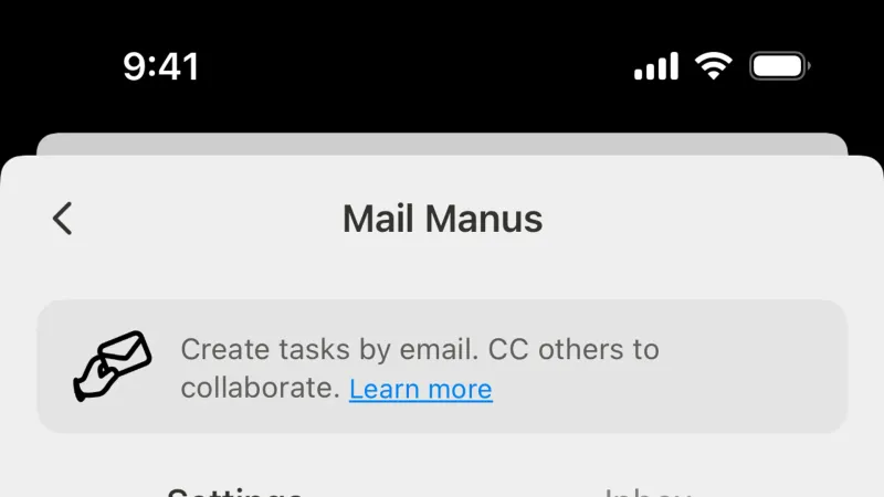 Settings & Preferences — Manus, AI & ML UI