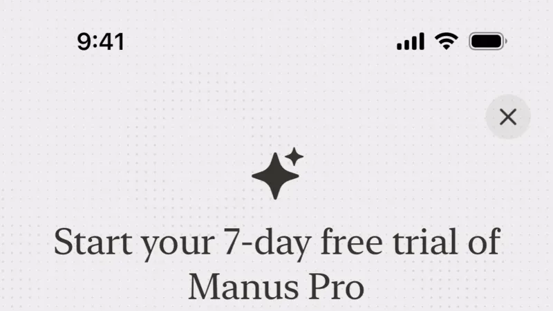 Subscription & Paywall — Manus, AI & ML UI