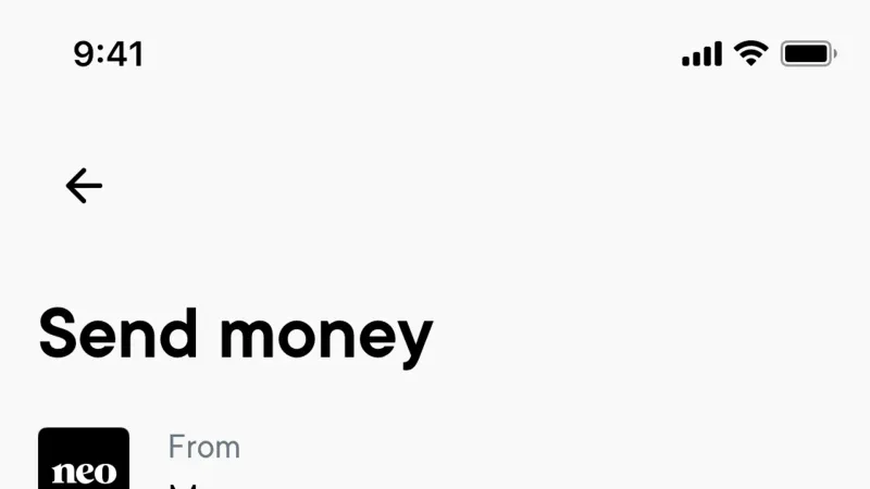Button — Neo Financial, Fintech UI
