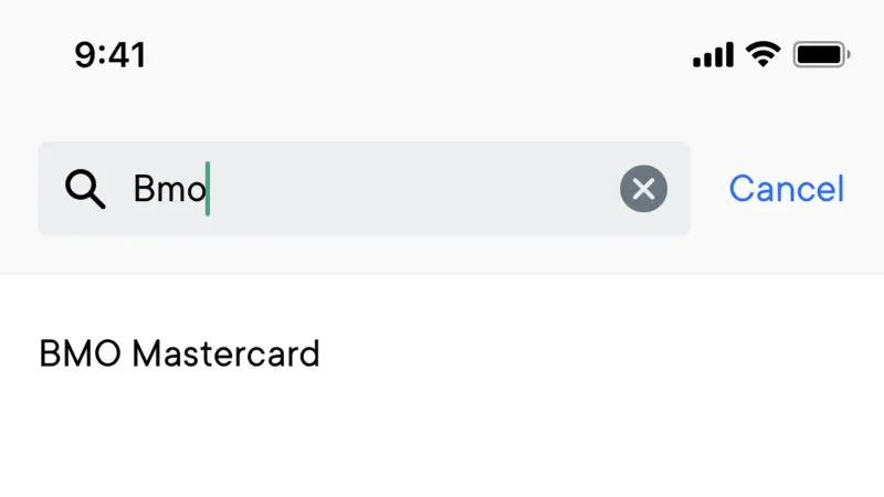 Stacked List — Neo Financial, Fintech UI