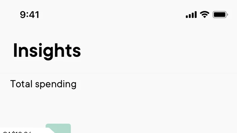 Stacked List — Neo Financial, Fintech UI