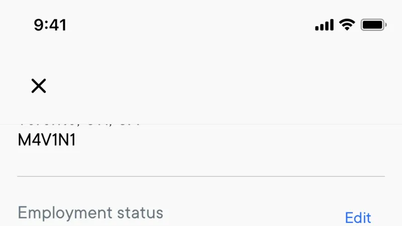 Confirmation — Neo Financial, Fintech UI