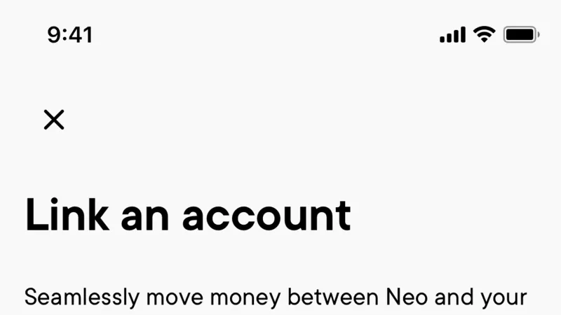 Other Action — Neo Financial, Fintech UI