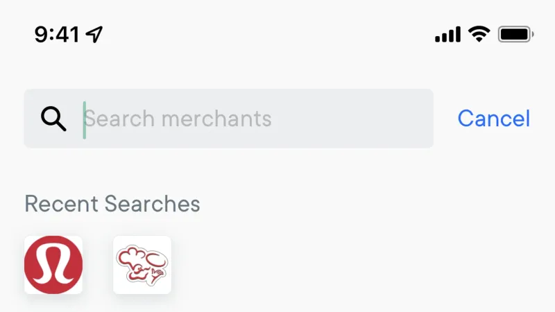 Search Bar — Neo Financial, Fintech UI