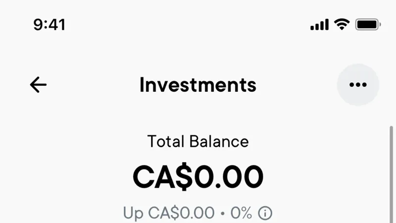 Tab — Neo Financial, Fintech UI