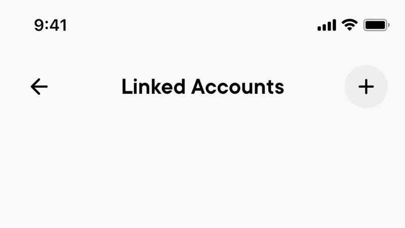 Empty State — Neo Financial, Fintech UI
