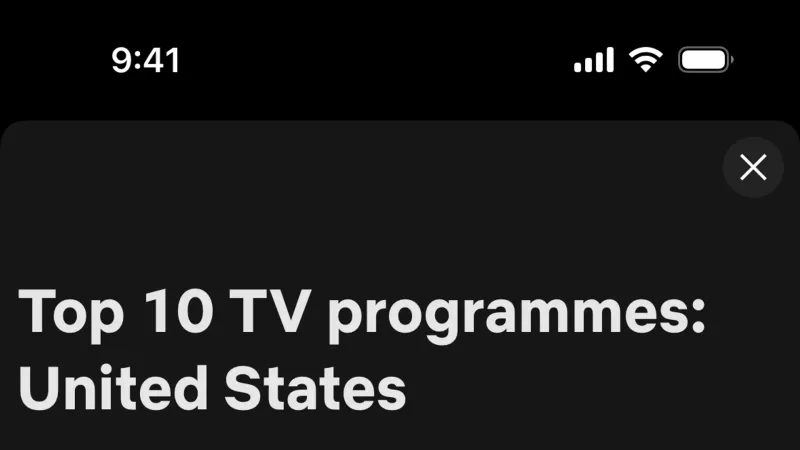 Card — Netflix, Entertainment UI