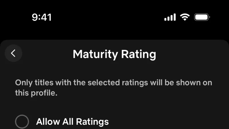 Checkbox — Netflix, Entertainment UI
