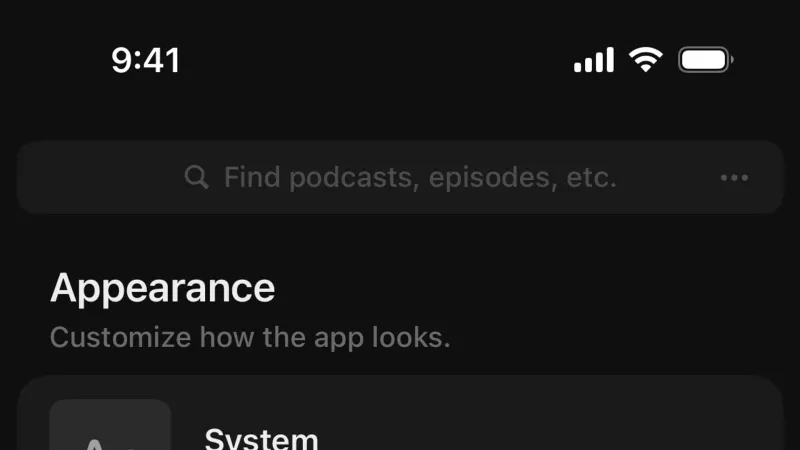 Dark Mode — Neuecast, Entertainment UI