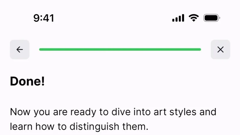 Acknowledgement & Success — Nibble, Food & Drink UI