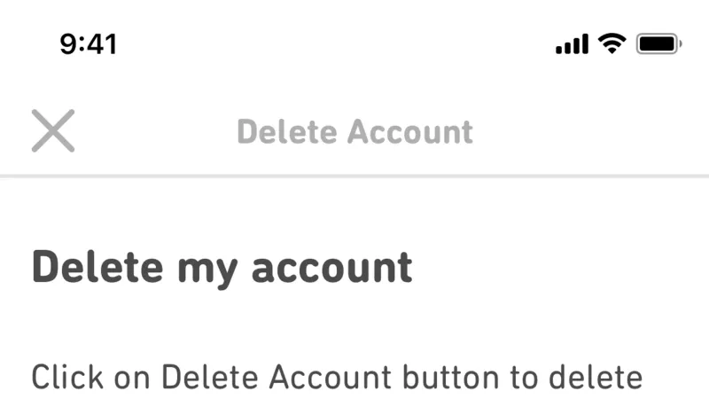Delete — Nibble, Food & Drink UI