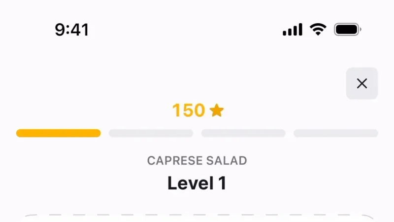 Progress Indicator — Nibble, Food & Drink UI