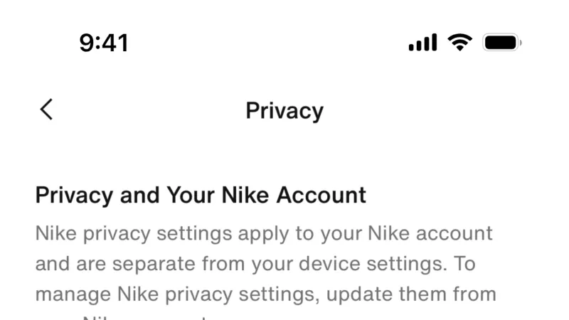 Nike — Privacy Policy, скриншот 5/304