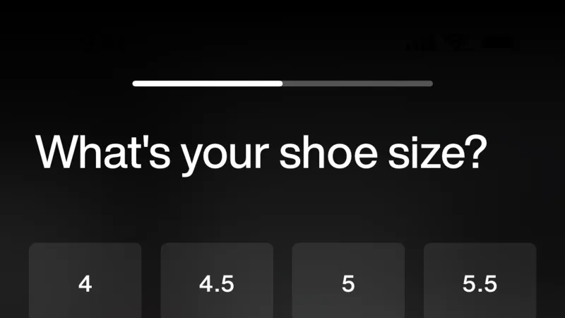 Select — Nike, E-commerce UI