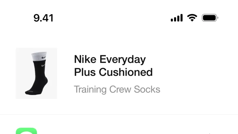 Drawer — Nike, E-commerce UI