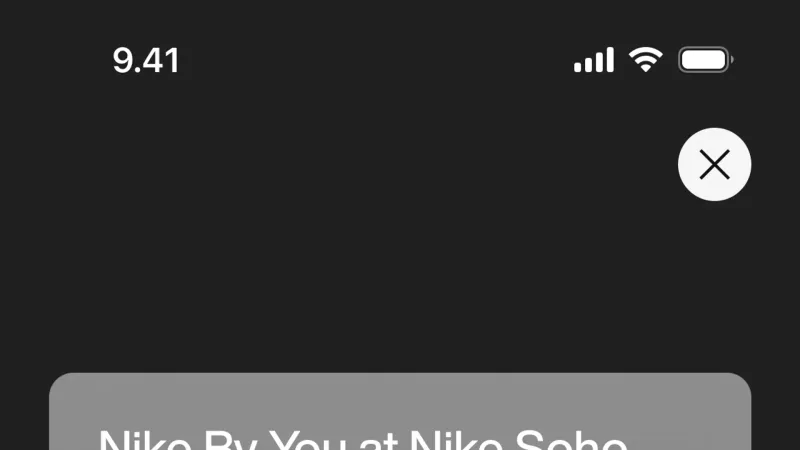 Other Content — Nike, E-commerce UI