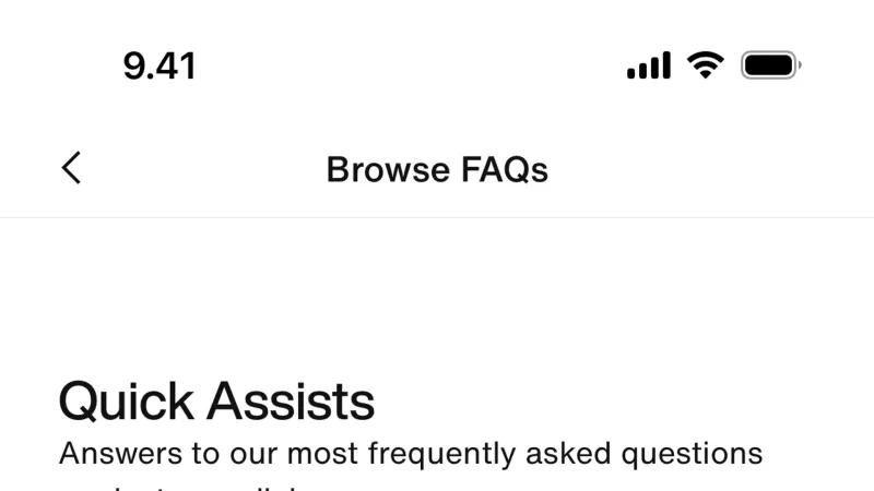Help & Support — Nike, E-commerce UI