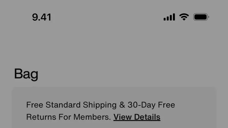 Delete — Nike, E-commerce UI