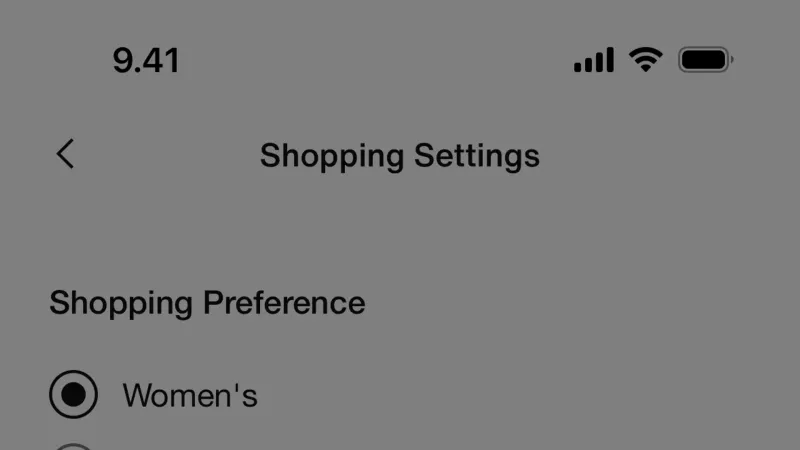 Set — Nike, E-commerce UI