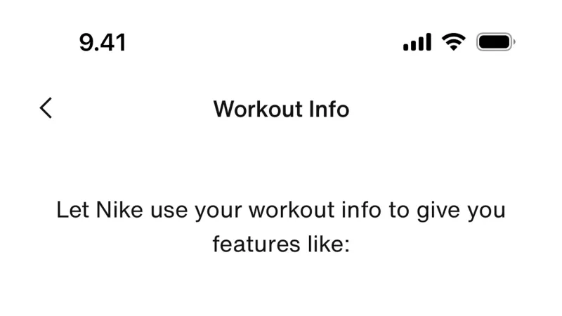 Permission — Nike, E-commerce UI