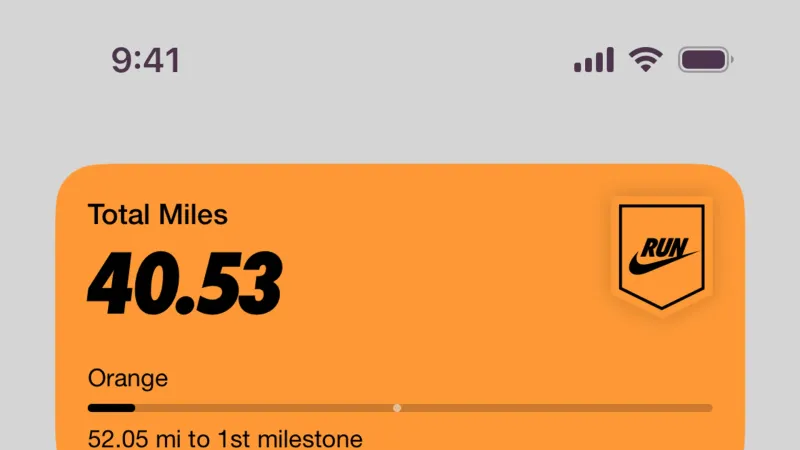 Nike Run Club — Widgets, скриншот 3/345