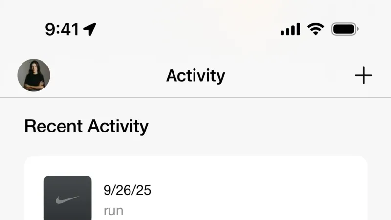 Timeline & History — Nike Run Club, Health UI