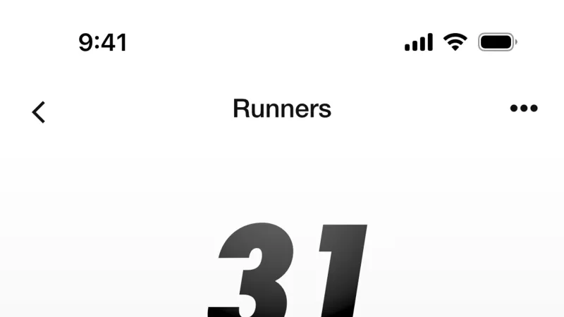 Photo — Nike Run Club, Health UI
