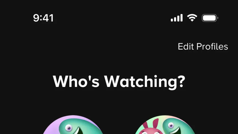 Button — Paramount+, Entertainment UI